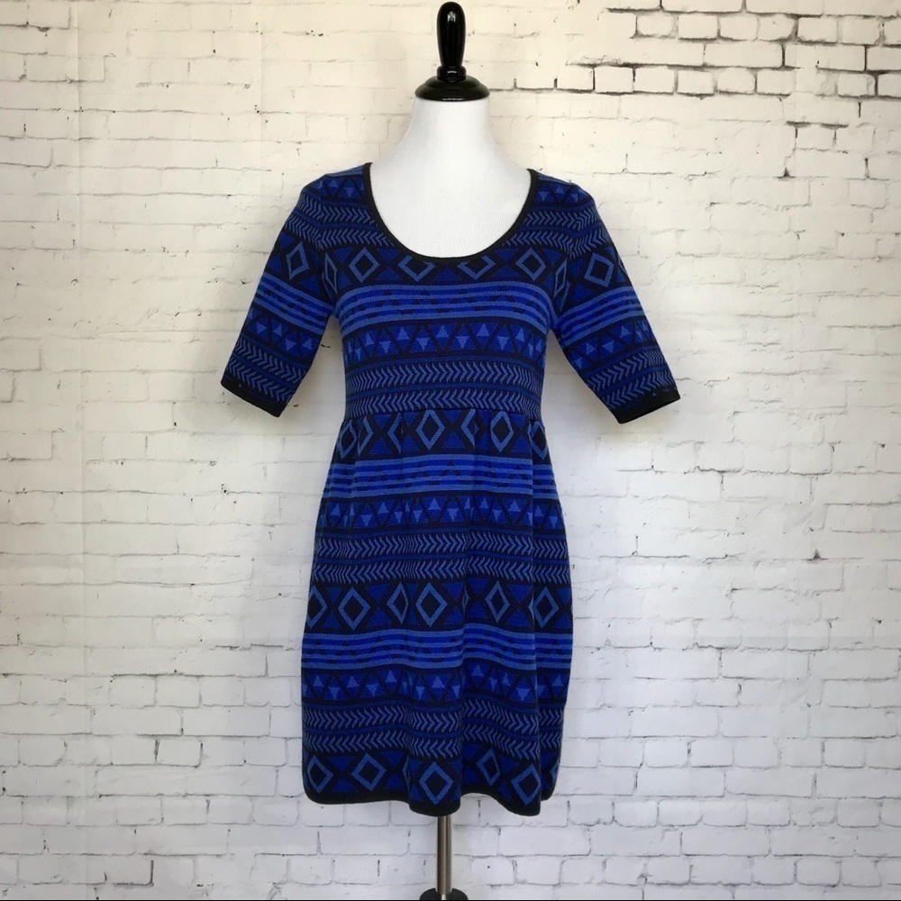 T/O Knit Sweater Dress - 